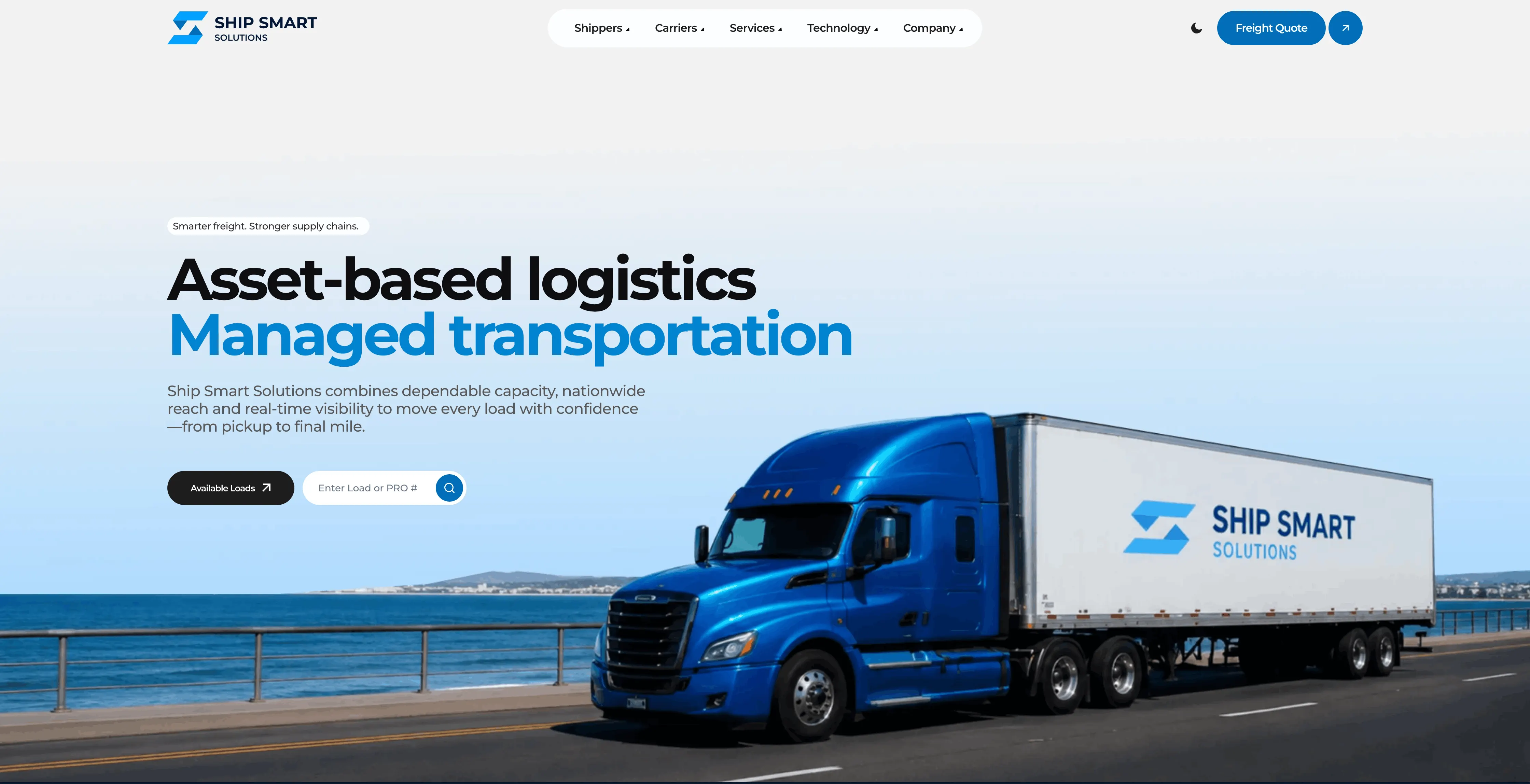 Ship Smart Solutions website